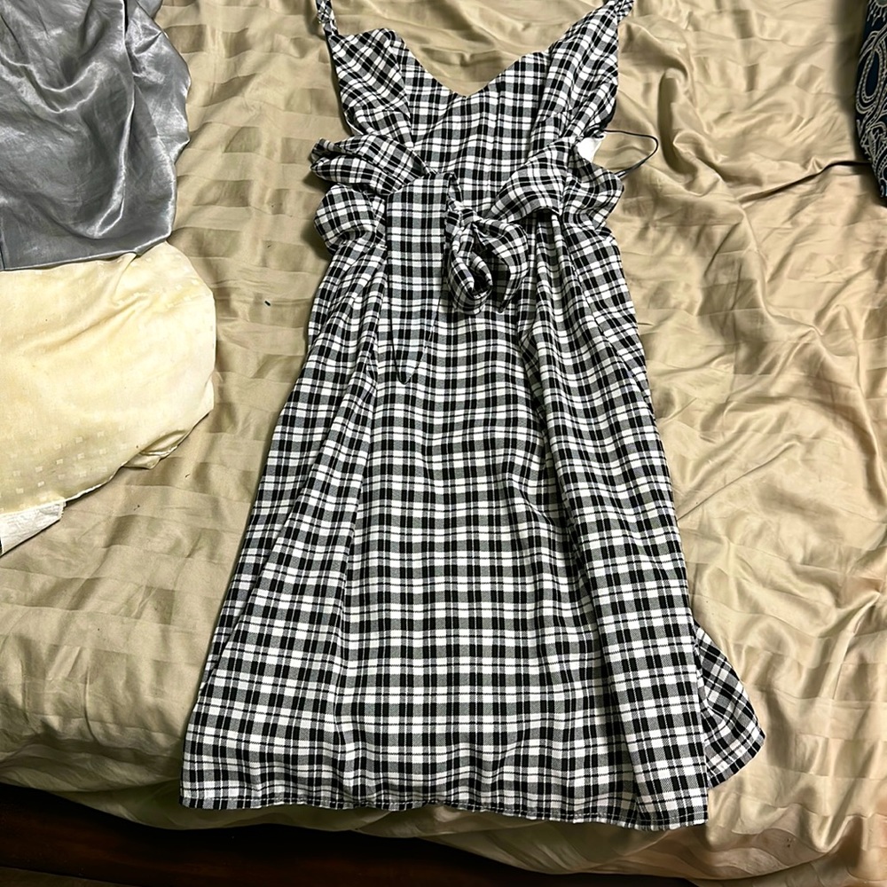 plaid dress